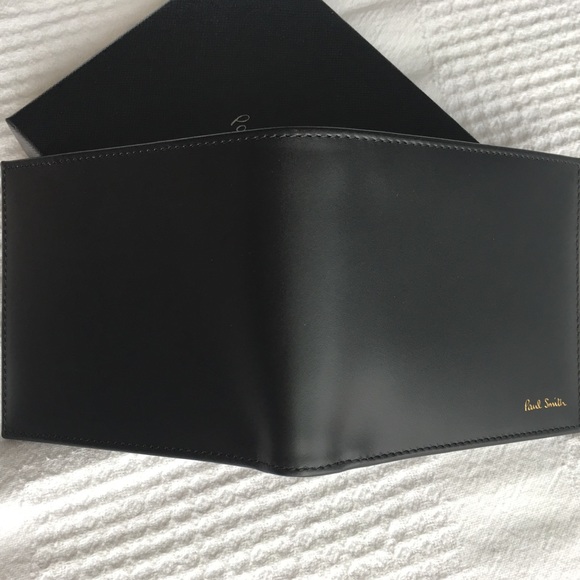 Paul Smith Multistripe Leather Bifold Wallet - Picture 5 of 7